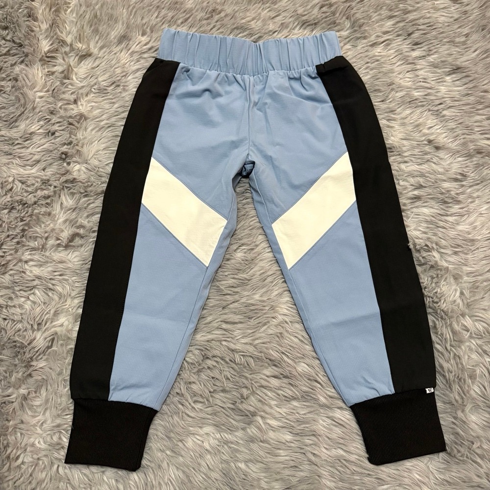 Birdie Bean Jacket + Jogger Pants Outfit Set Pale Blue Black White Toddler 5T - Picture 3 of 3